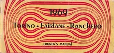 1969 Ford Fairlane Torino And Ranchero Owners Manual Original Oem User Guide
