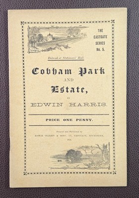 1910 Cobham Park & Estate Guide Booklet von Edwin Harris Rochester