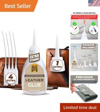 Super Leather Glue - Heavy Duty Waterproof Adhesive - For Purses, Sofas  Fur...