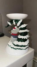 Bath and Body Works Christmas Tree Candle Holder with Mouse NEW