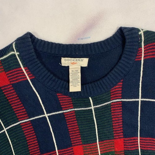 Dockers Strickpullover gemustert Grobstrick Pullover Herren Xl - Bild 4 von 5