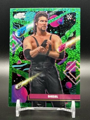 2026 Topps Chrome WWE Cosmic #183 Diesel / Space Dust Green /75 - Rare SSP