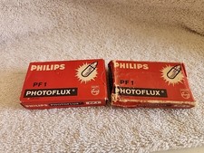 VINTAGE Philips PF1 Photoflux Flash Bulbs LOT OF 9 NOS New Old Stock Camera