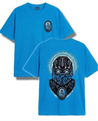 Mortal Kombat Sub-Zero T-shirt Blau Gr. L Gaming