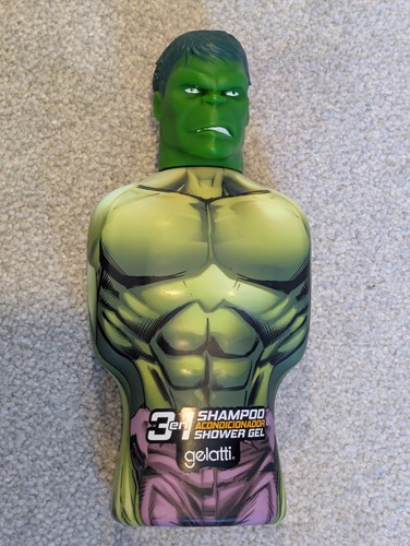 MARVEL Hulk 3D Bath & Shower Gel - Figure 3 in 1 Shampoo Conditioner ...