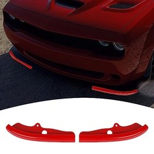 for Challenger Front Bumper Lip Splitter Protector Cover Trim for Small Red