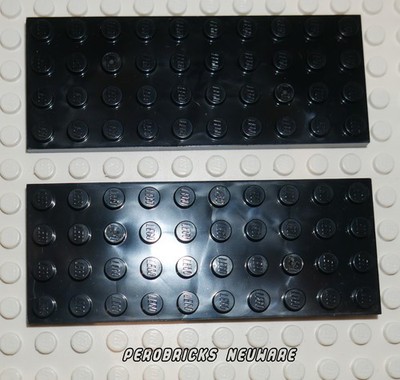 Lego Basic 2 Platten schwarz 4x10 #3030 NEUWARE