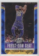 2018 Contenders Optic Front Row Seat Blue Cracked Ice Prizm LeBron James #7 1yj