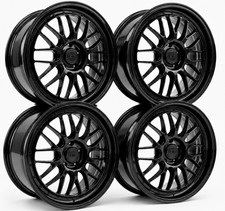 Kova Wheels 18x18 Kr504 Gloss Black 5x114.3 For 06-2025 Honda Civic 38mm Offset Kova Wheels 18x18 Kr504 Gloss Black 5x114.3 For 06-2025 Honda Civic 38mm Offset