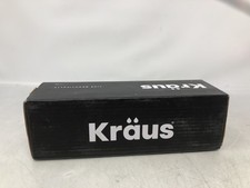 KRAUS Pop-Up Drain w/Overflow,Stainless Steel,Solid Brass 2.6"dia x 8.6"h
