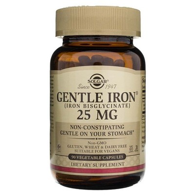 Solgar Gentle Iron, 20 mg amino acid chelate 90 Kapseln