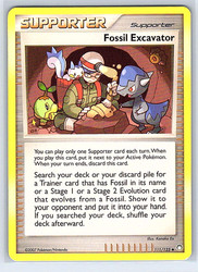 Fossil Excavator 111/123 Mysterious Treasures