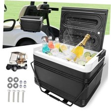 Portable Golf Cart Ice Cooler, 8L Ice Box for 48 H Cooling, Chest Box with