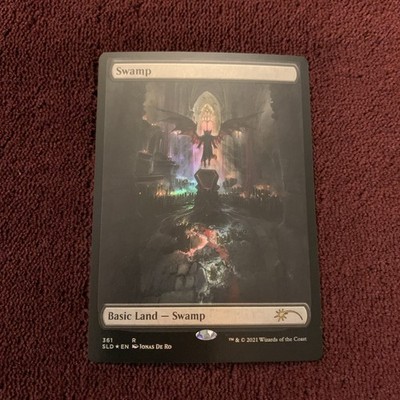 Swamp Secret Lair 361 FOIL NM Basic Land MTG Magic The Gathering Card