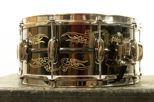 Tama 6.5x14" Kenny Aronoff Trackmaster Signature Brass Snare Drum - Picture 2 of 10