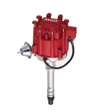 MSD 8365 HEI Distributor Pro-Billet Red Magnetic Pickup For Chevy V8 Engines