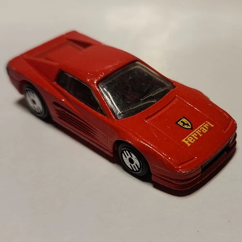 Vintage 1986 Mattel Hot Wheels Red Ferrari Testsrossa Sports Car Collectible