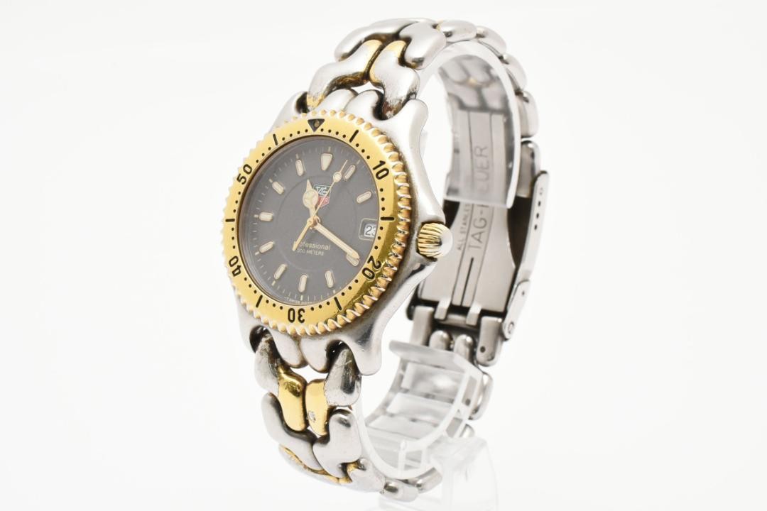 TAG Heuer WG1120-0 金黒コンビ クオーツ 37mm Tag Heuer S/el WG1120-0 Quartz Watch Gold & Black 37mm Used