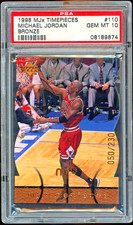 1998 Upper Deck MJx Timepieces Bronze Michael Jordan /230 PSA 10 Gem Mint