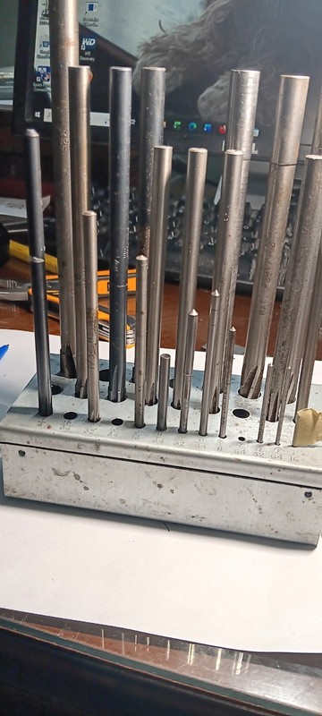 Reamers In a Stock Rack