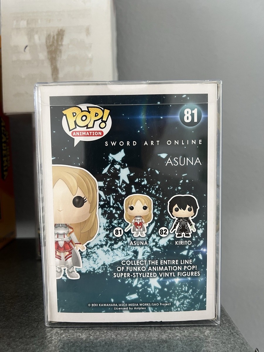 Asuna 81 Sword Art Funko Pop Signed By Cherami Leigh HOT TOPIC