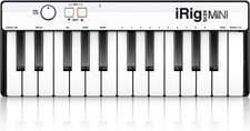 Ik Multimedia Irig Keys Mini 25-key Midi Controller Iphone Ipad Android Open Box