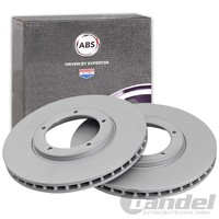 2X A.B.S. Bremsscheiben 282Mm Vorne Passend FüR Porsche 911