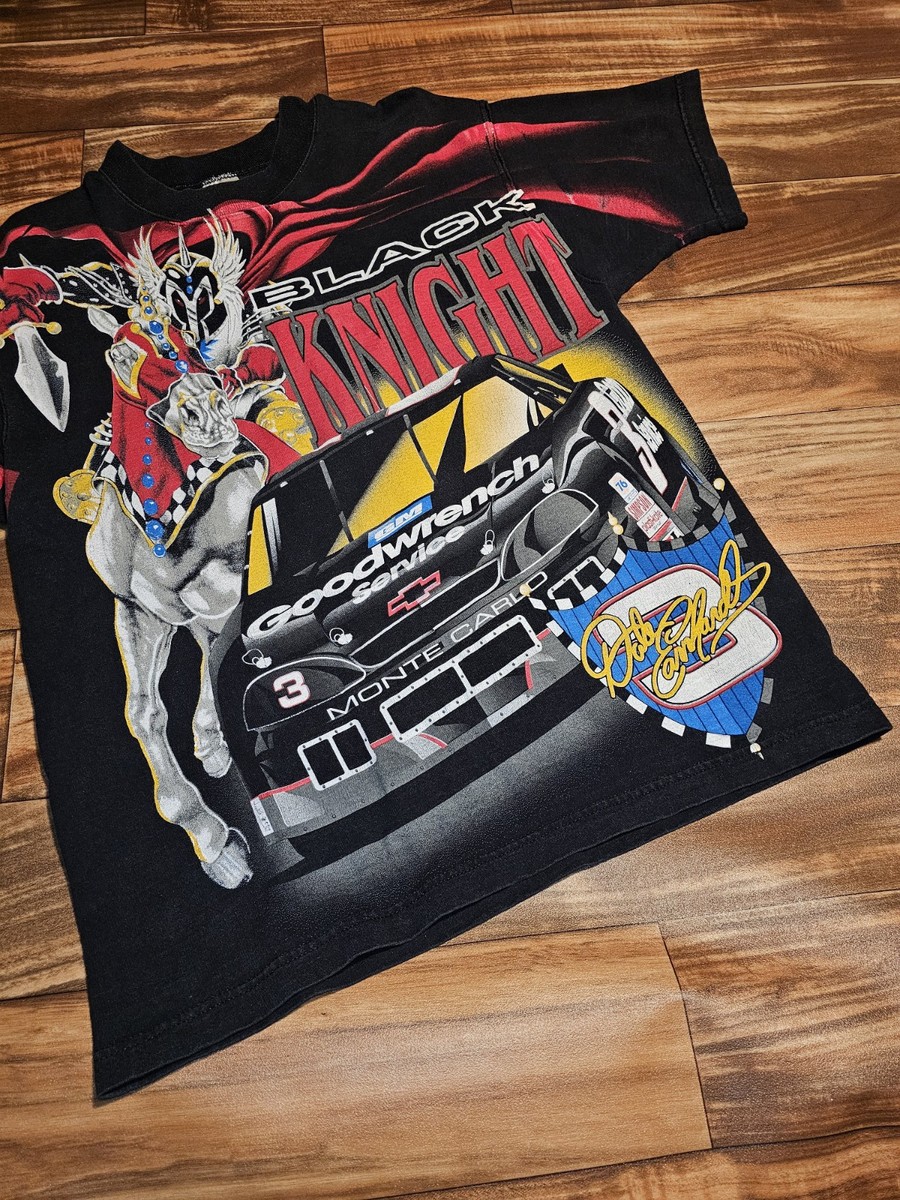 Vintage Rare Dale Earnhardt Black Knight Nascar Racing All Over