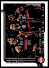 2025-26 Topps #279 Pistons Rain 3 Pointers: Pistons Shoot Lights Out