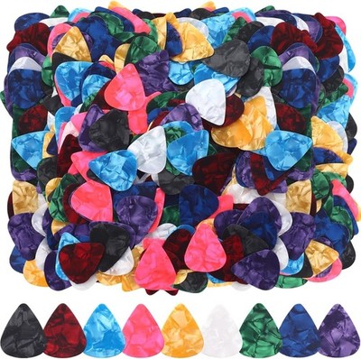 Reliable Material: these celluloid guitar picks are made of reliable celluloid,