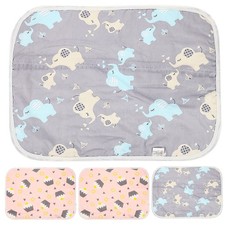 4 Pcs Reusable Cage Liners Hamster Pee Mats Guinea Cages Pads Small
