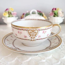 Haviland cup and saucer set - France