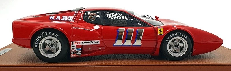 BBR 1/18 Scale Resin BBRC1813FV - Ferrari 365 GT4 BB #111 12h Sebring 1975 - Red - Image 3 of 4
