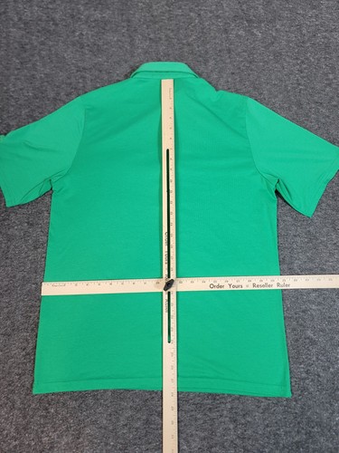 Criquet Mens Performance Player Golf Polo Shirt Size M Green Colonial Golf Club - Picture 9 of 9