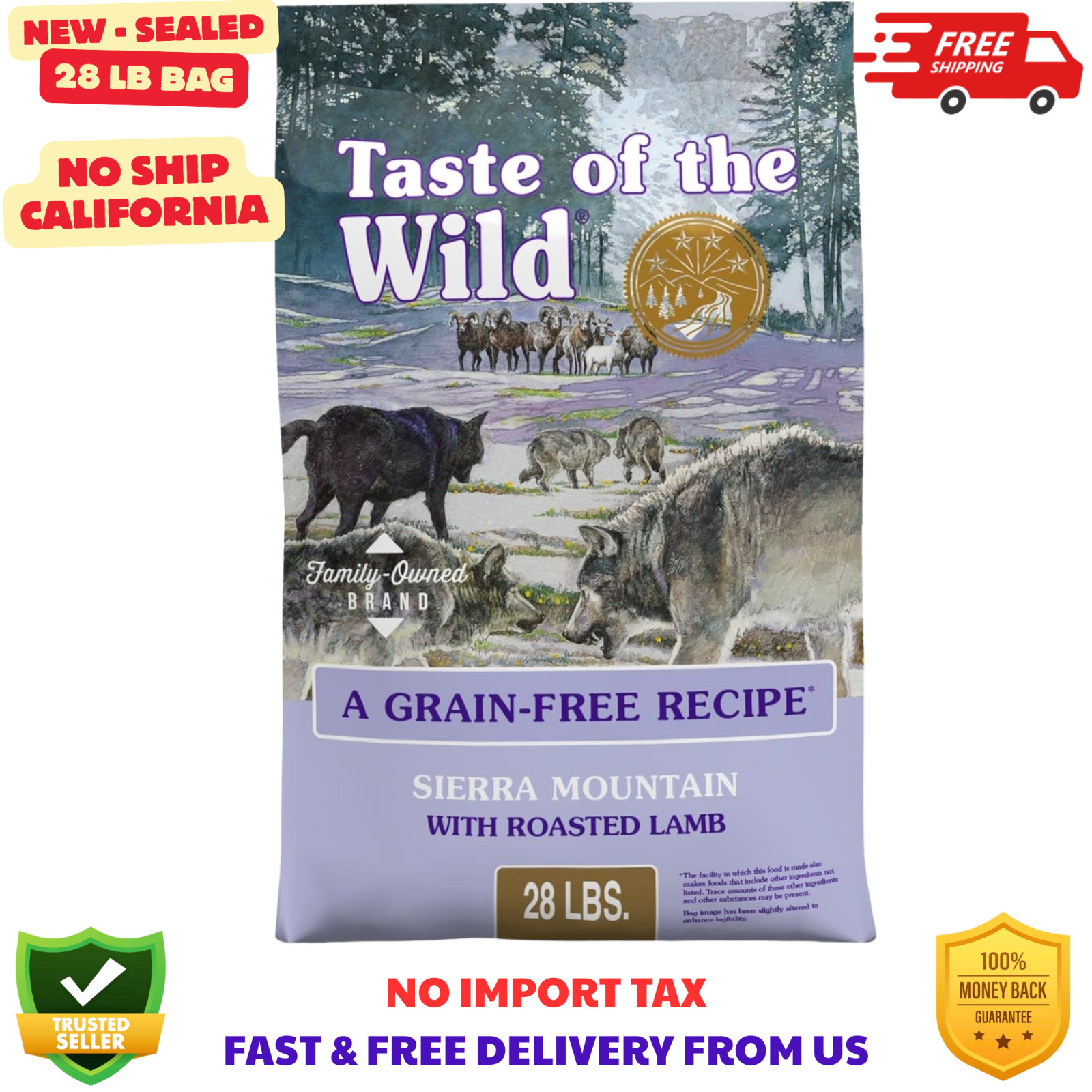 - Sierra Mountain With Roasted Lamb 28lb