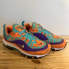 Nike Air Max 98 QS para hombre talla 8,5 cono Hyper Grape 2018 924462-800