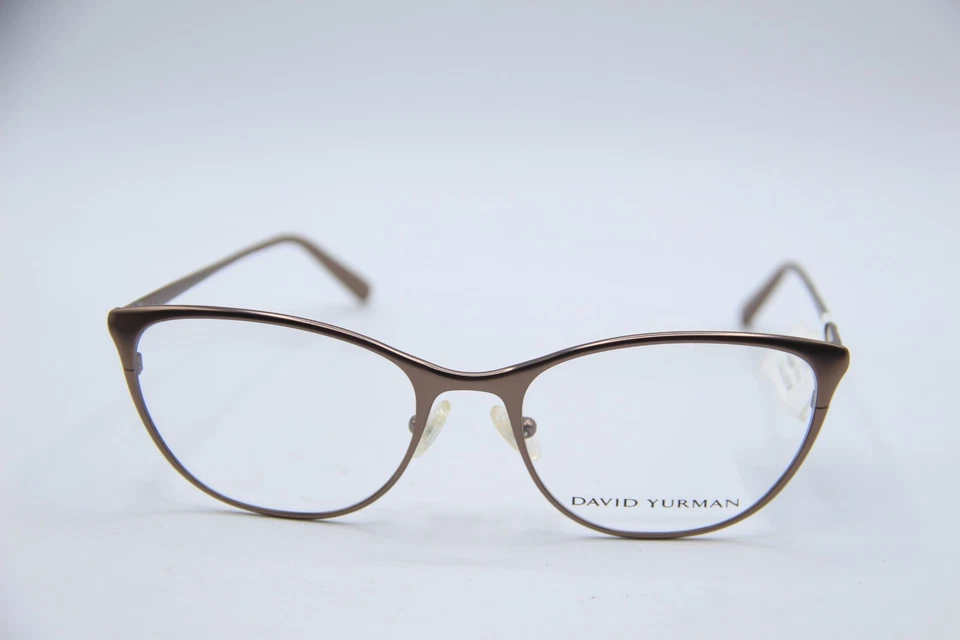 NEW DAVID YURMAN DY111 22 BROWN AUTHENTIC FRAMES EYEGLASSES 53-18 - Image 2 of 4