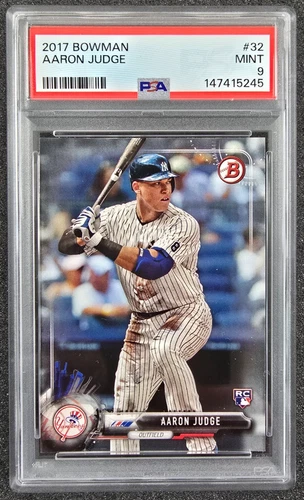 2017 Bowman Rookie Aaron Judge RC #32 PSA 9
