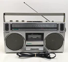 Vintage Panasonic RX-4955 AM/FM Stereo Cassette Boom Box ~ ONLY RADIO WORKS