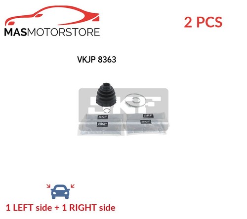 CV JOINT BOOT KIT PAIR TRANSMISSION END FRONT SKF VKJP 8363 2PCS P NEW