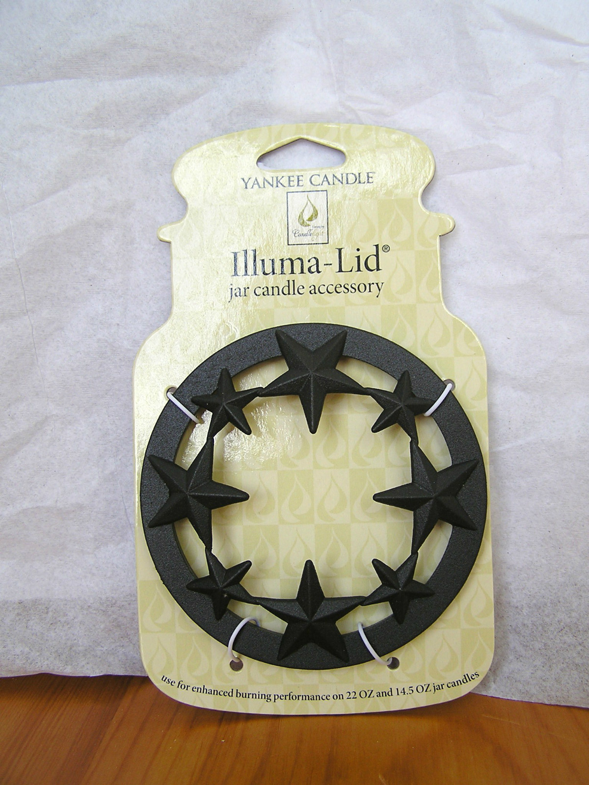 New Yankee Candle IllumaLids Jar Candle TopperHelp w/Cleaner, Even