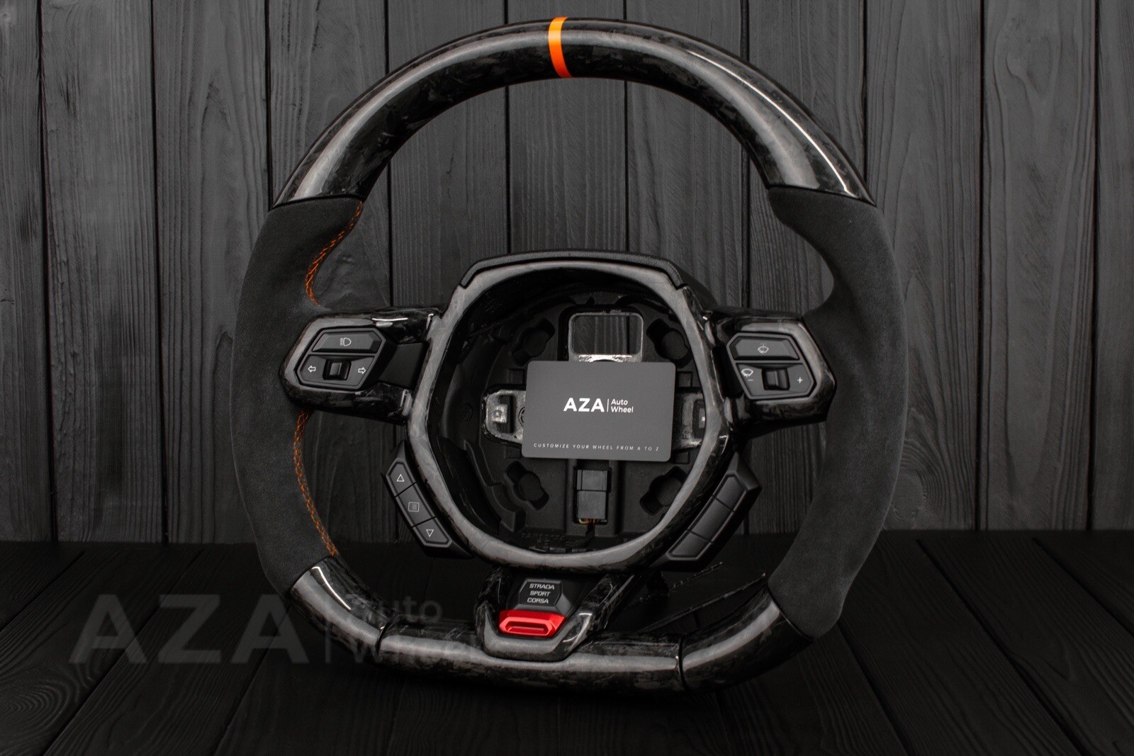 Lamborghini Huracan Custom Forged Carbon Fiber Steering Wheel Performance