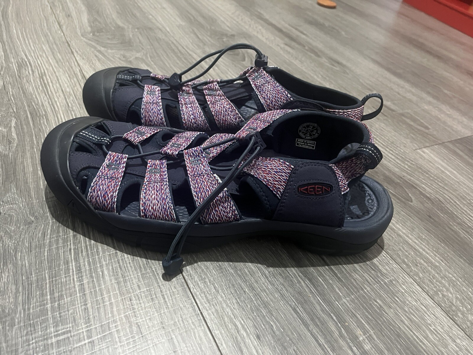 Sandali impermeabili Keen Newport H2 in pelle taglia 14 multicolore uomo esauriti