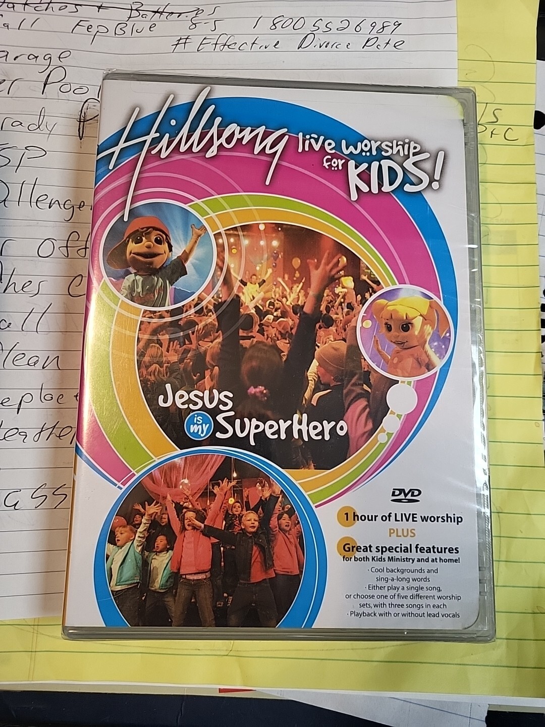 HILLSONG LIVE WORSHIP FOR KIDS! DVD NEW Sealed