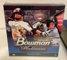 Lot Of 2) 2020 Bowman Platinum Baseball Sealed Mega Box 1 Auto WITT JROD Doming