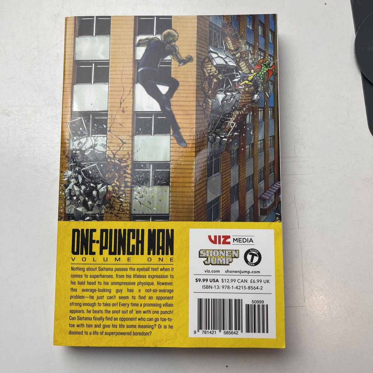 One-Punch Man Volume 1 by ONE Art By Yusuke Murata 9781421585642| eBay