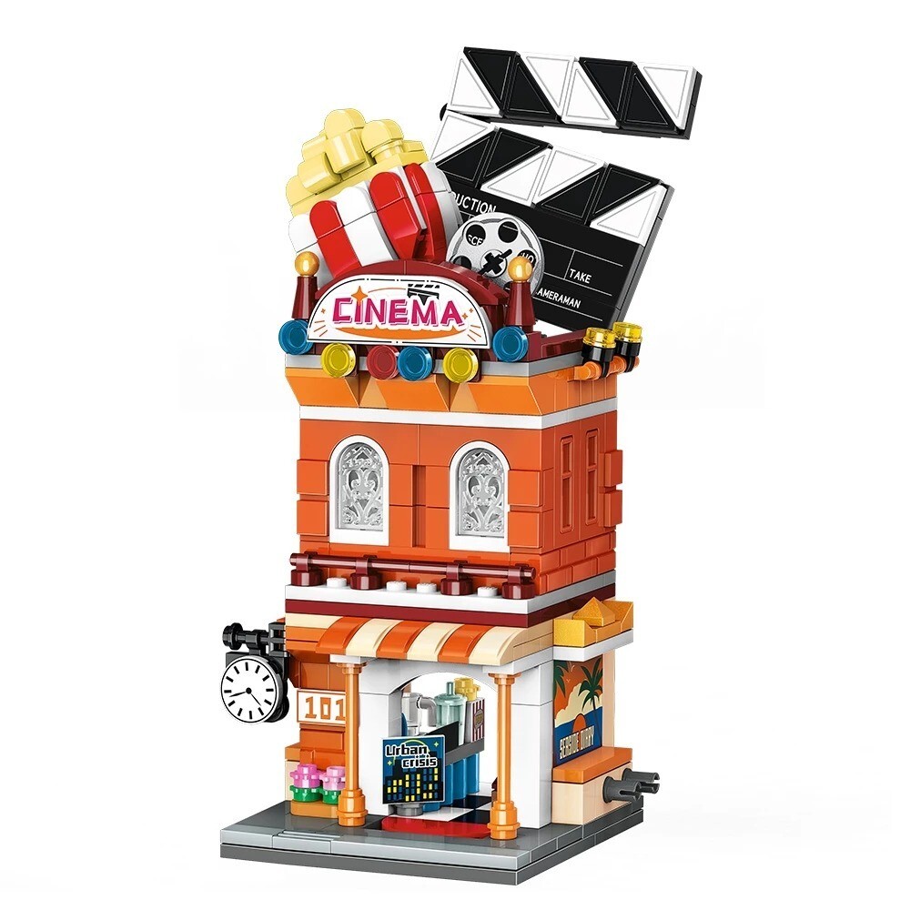 QMAN KEEPPLEY BLOCKS K28031 CITY CORNER SERIES - CARNIVAL CINEMA