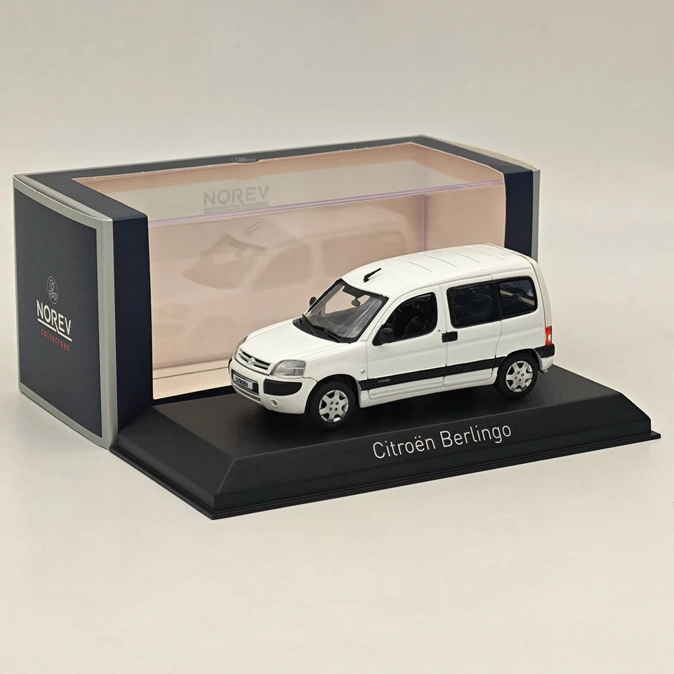 Norev 1/43 Citroen Berlingo 2004 White Diecast Model Cars Limited Collection - Photo 2/4