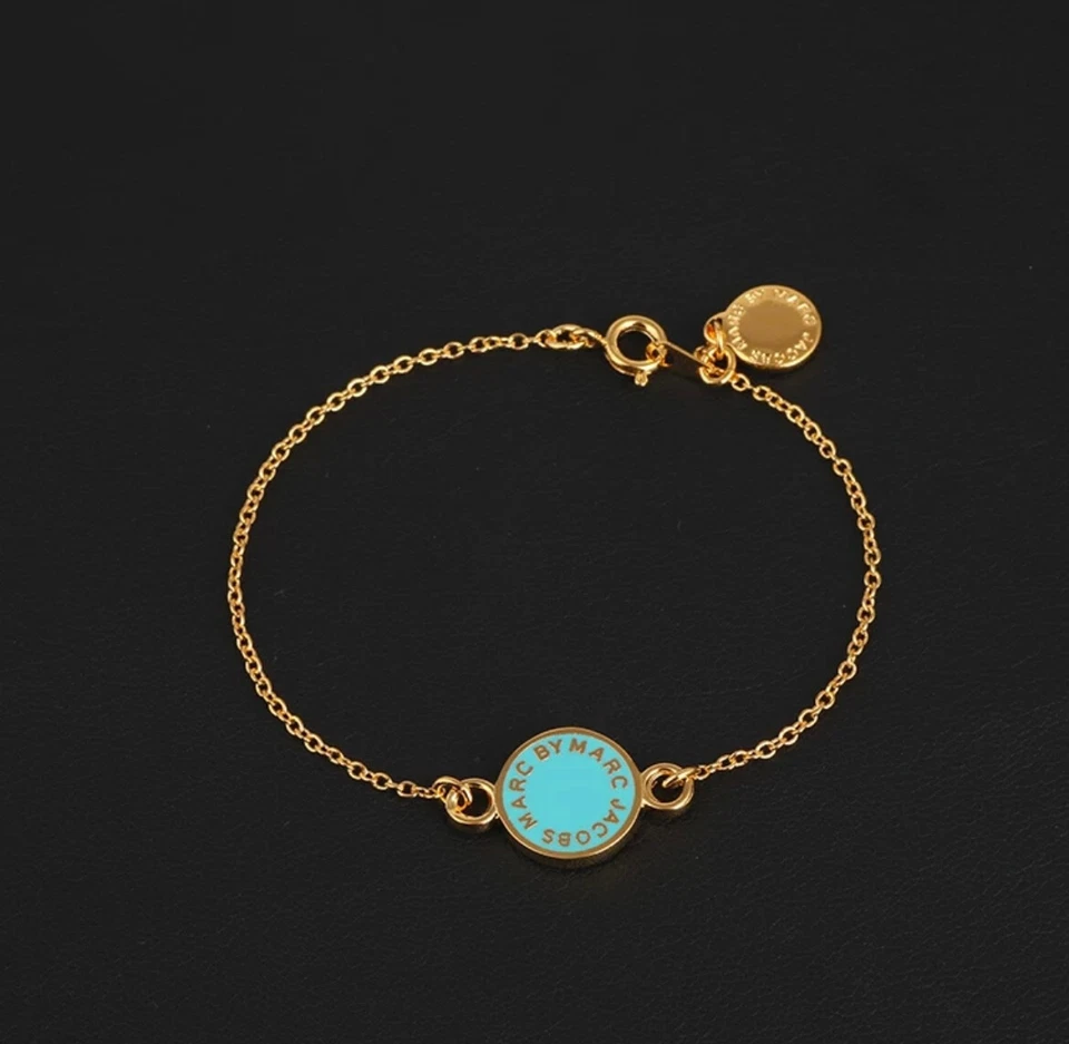 NUEVO MARC JACOBS LOGO disco Esmalte Pulsera Envío Gratis Foto 2 de 4