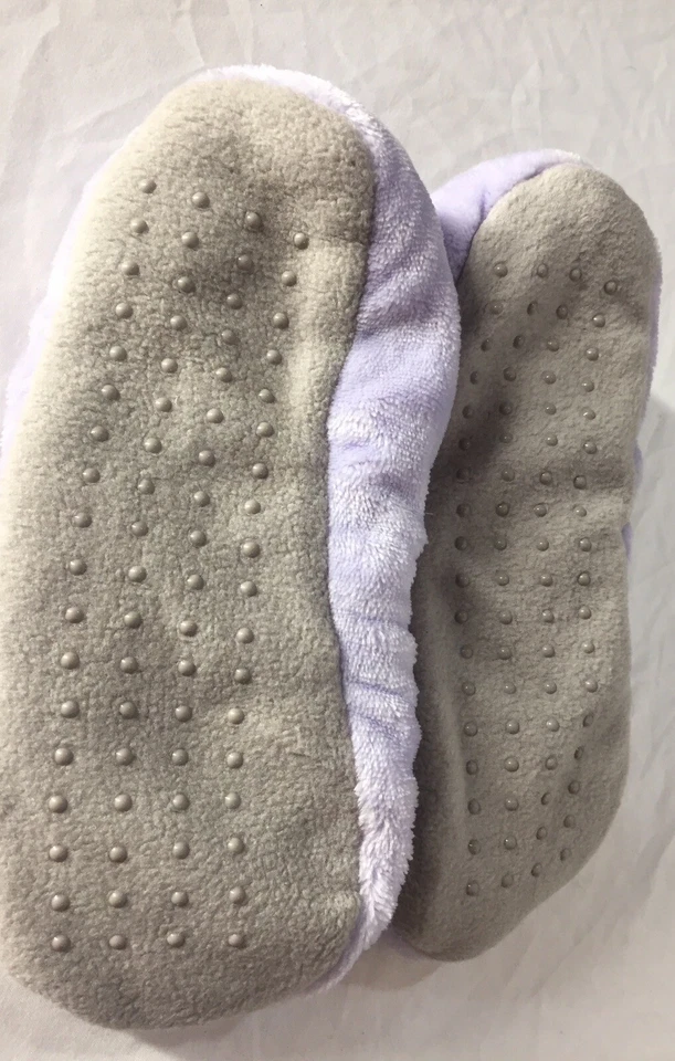 Calcetines slipper sherpa morados unicornio de 4 a 6 para mujer interiores nuevos sin etiquetas  Foto 3 de 3